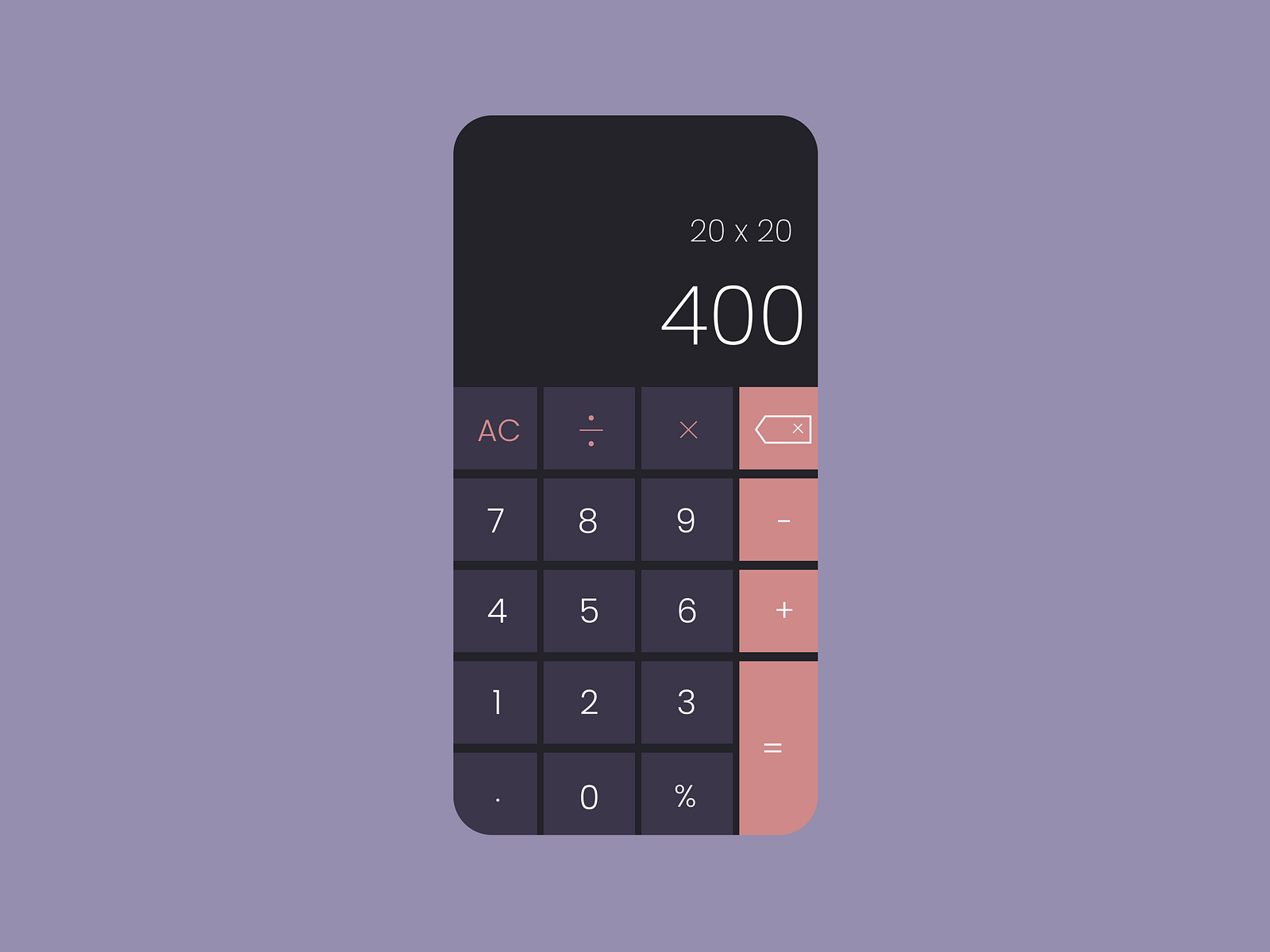 Calculator by Sweta Shrestha on Dribbble