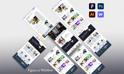 Teamgress Case Study - Figma to Webflow branding design dynamic website figma homepage homepage ui design landing page logo ui uiux design web design webflow