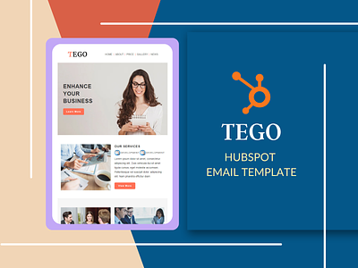 Tego – HubSpot Email Newsletter Template hubspot hubspot email template newsletter template