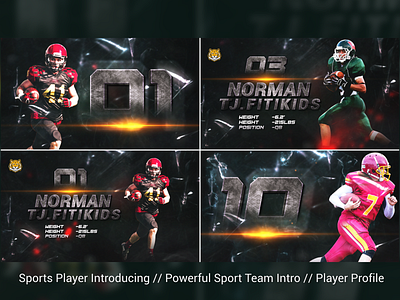 Sports Player Introducing // Powerful Sport Team Intro opener