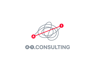 A1 Consulting brain brand identity branding design emblem geometric graphic design icon identity logo logotype mark mess monogram path puzzle smart solution symbol way