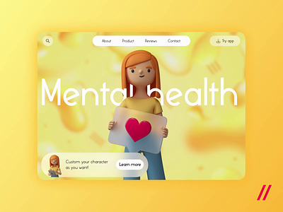 Mental Health Web Platform 3d android app chat dashboard design ios mental health mental health app motion motion design motion graphics platform purrweb ui ux web platform
