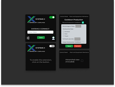 System X: Chrome Extension chrome extension design extension ui ux