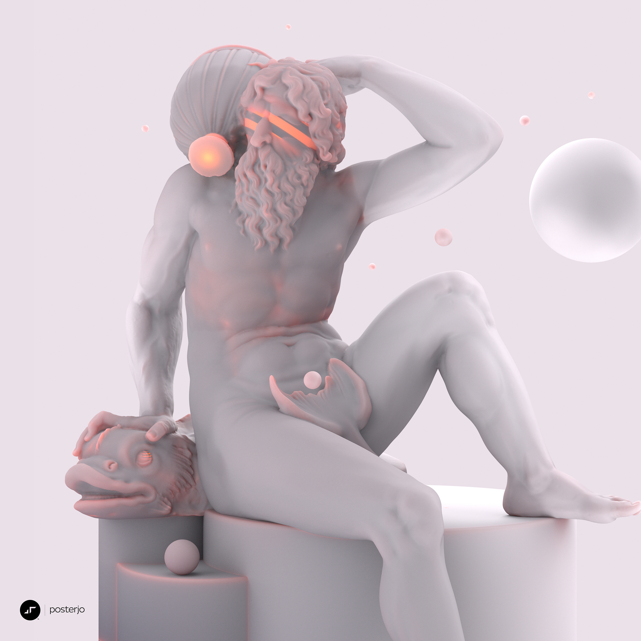 newgen posterjo #149 3d blender cinema4d joansterjo octane posterjo
