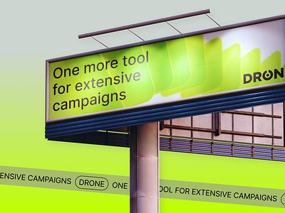 Banner for a digital advertising platform 3d branding design graphic design identity logotype mockup move nimax render scale