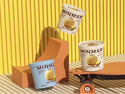 Minmar Icecream Packaging Design: An Icecream That Can Make You branding design graphic design illustration logo logodesign ui ux vector visualidentity