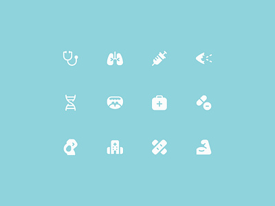 Medical and Health Icons! graphic design health icons icon design iconography icons interface medical icons ui user interface