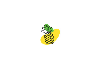 Ananas design illustration logo vector