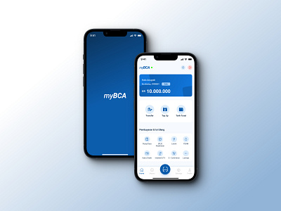 Redesign E-Bangking myBCA Mobile App ui