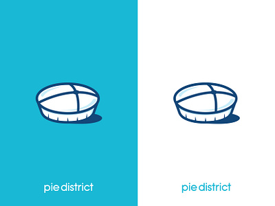 Pie District app branding chart co design district graphic design icon identity illustration logo logo branding pie pie district symbol ui vector