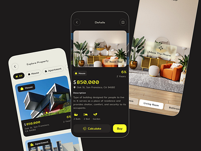 Sihome - Calculator App app branding design digital finance home homepage layout minimalist mobile mortgage property rates real estate savings ui ux