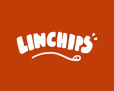 Linchips branding design doodles logo lettering logo logo