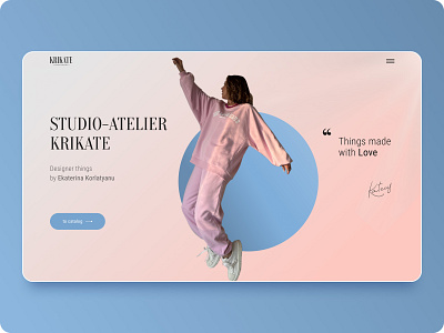 Website design for atelier studio / 02 design figma ui design web design