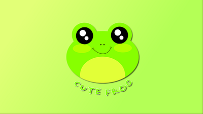 Cute Frog Animal 2d 3d animal animation art character design digital art drawing graphic design illustration logo vector