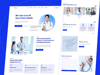 MedCare | Landing page Web Design design illustration ui ux