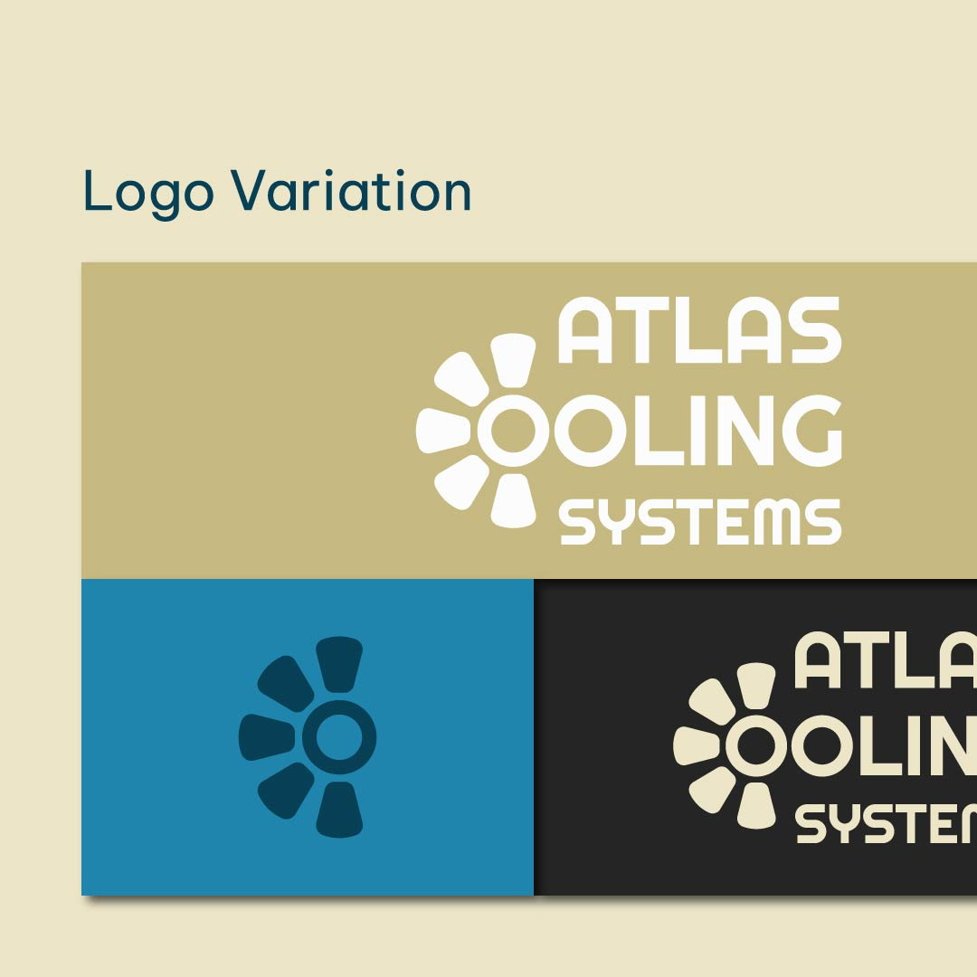 Logo Concept Atlas Cooling Systems by Ahmad Saifulloh Logo Designer