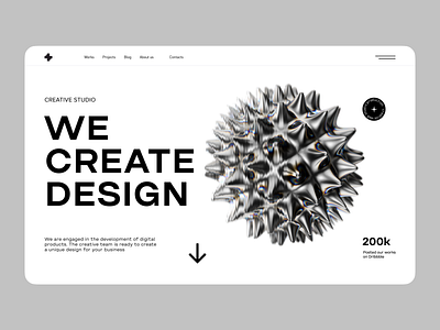 Ui concept design digital graphic design land landig page landing marketing minimalism ui