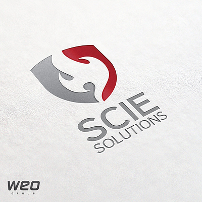 LOGO SCIE SOLUTIONS branding design graphic design logo