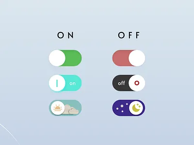 15--On/Off Switch challenge dailyui design ui uxui