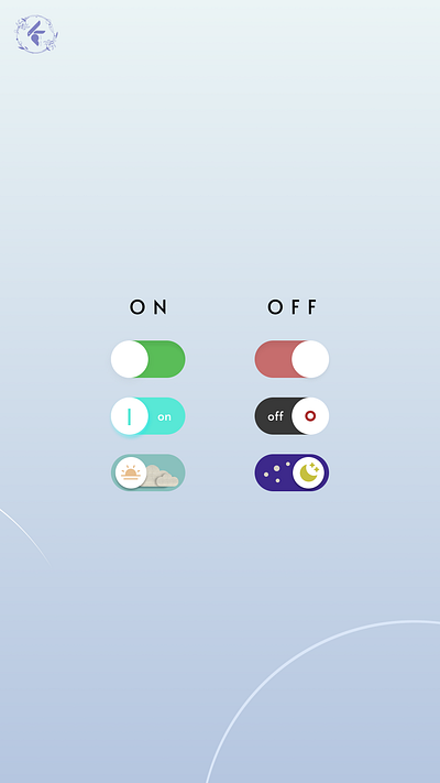 15--On/Off Switch challenge dailyui design ui uxui