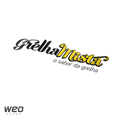 LOGO GRELHA MISTA branding design graphic design logo