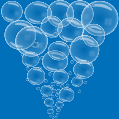 Some bubble 3d bubble design graphic design illustration