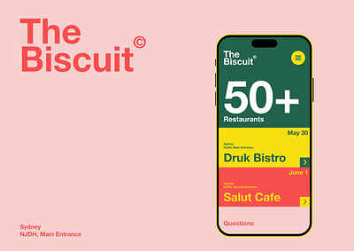 The Biscuit app graphic design ui