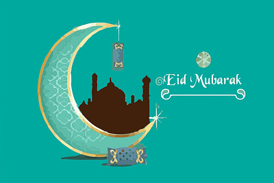 Eid Mubarak 3d design eid eid mubarak graphic design illustration ramajan