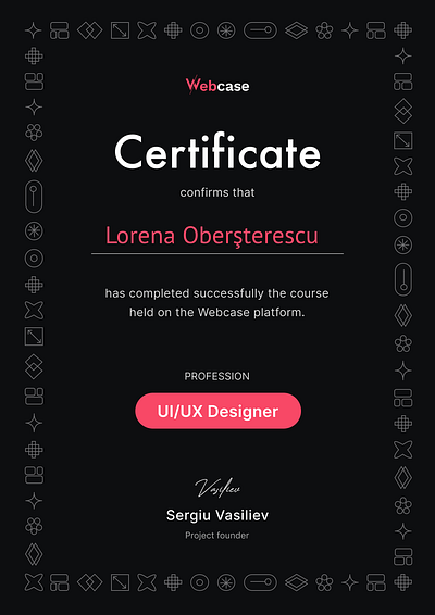 Certificate Webcase