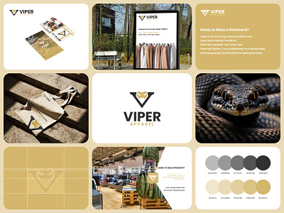 Viper Brand Identity art brand brand identity branding business company design graphic graphic design icon illustration logo mascot symbol vector viper visual identity