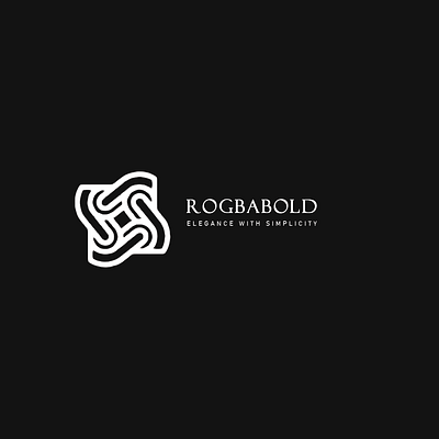 logo design for a fashion company 'Rogbabold' logo