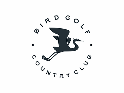 bird golf bird clud golf logo
