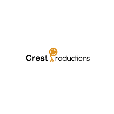 logo design 'crest productions' logo