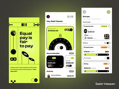 Bill Splitting App bill