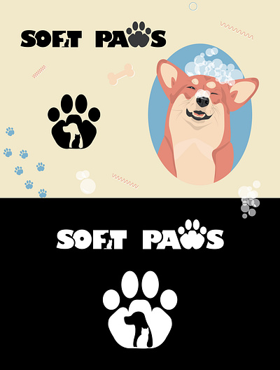 Logo | Grooming | Pet branding design graphic design illustration logo minimal vector