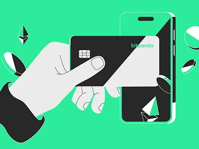 Bitpanda Illustration redesign after effects animation brand design branding illustration illustrator vector