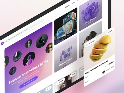 Live NFT Auction - NeoFT UI Kit app art auction crypto defi graphic design inspiration marketplace nft product design rarible sales token trade trading ui ui design ui kit ux web app