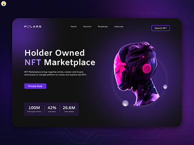 Holder Owned NFT Marketplace blockchain dark mode design marketplace nft ui web3