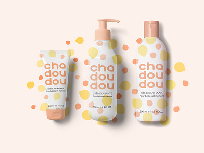 CHADOUDOU - Skin care for babies and mums baby brand identity branding design graphic design illustration logo lotion packaging skincare typography
