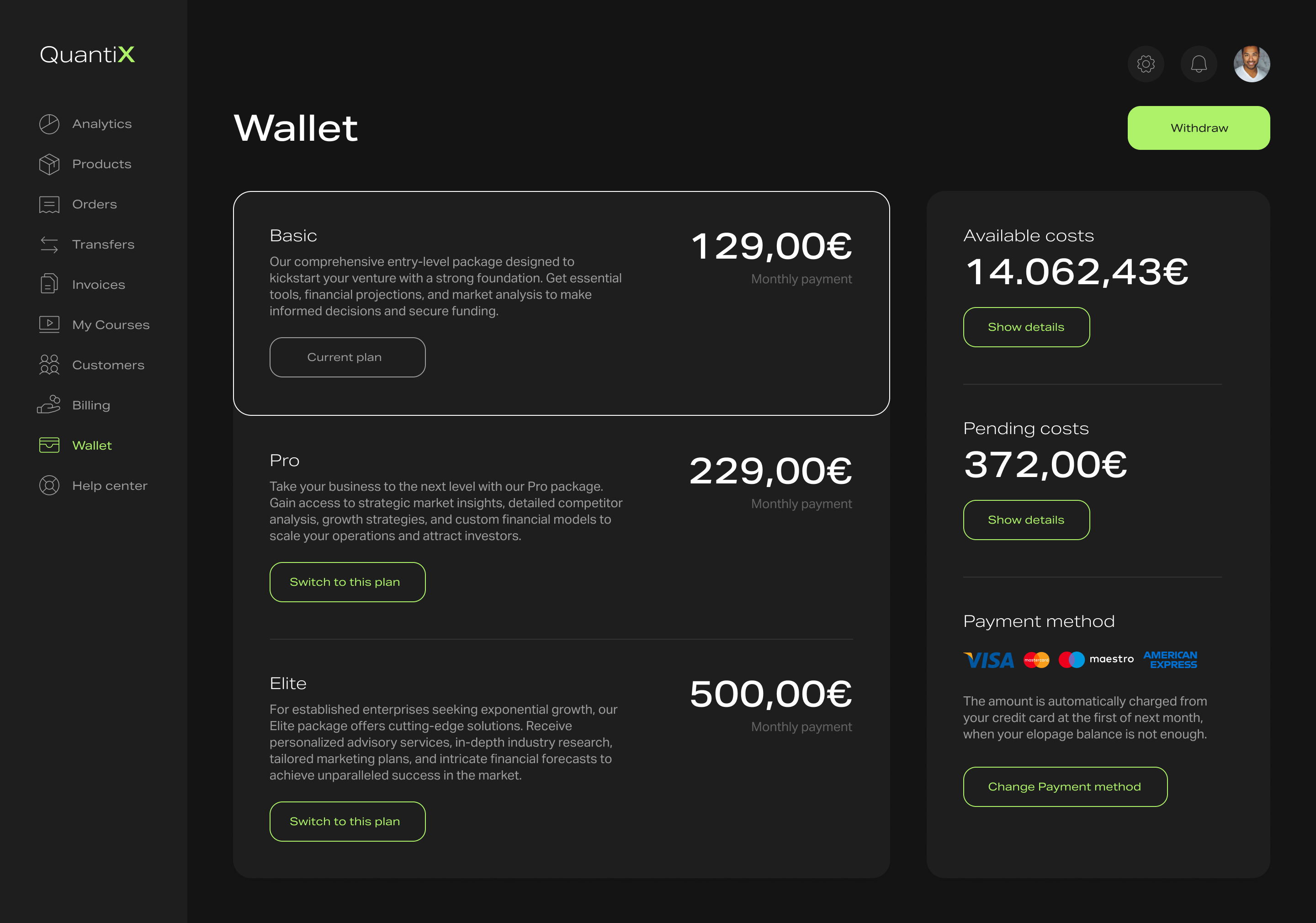 QuantiX By Max Dmytriv On Dribbble