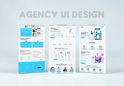 Agency UI & Website design ecommerce website design