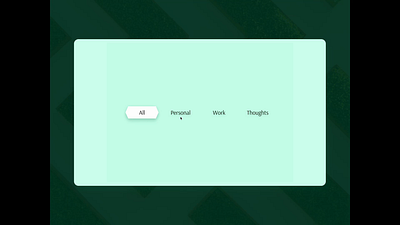 Simple tab bar animation in Figma active state animation design figma figma animation green navigation shadow story tabbar tabs typography ui