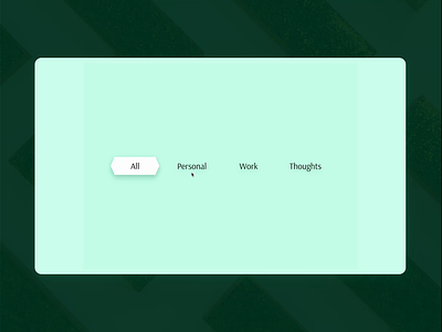 Simple tab bar animation in Figma active state animation design figma figma animation green navigation shadow story tabbar tabs typography ui