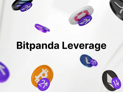 Bitpanda Leverage 2d animation 3d after effects animation