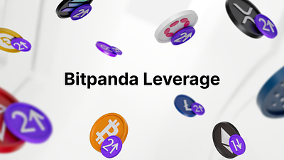 Bitpanda Leverage 2d animation 3d after effects animation
