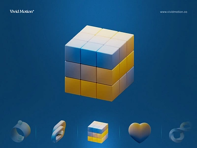 3D Abstract Illustration Set - Sustainable Infrastructure 3d abstract ae aftereffects animation blender cinema 4d cube design gradient illustration infrastructure isometric logo motion motion graphics render ui vividmotion