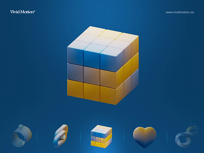 3D Abstract Illustration Set - Sustainable Infrastructure 3d abstract ae aftereffects animation blender cinema 4d cube design gradient illustration infrastructure isometric logo motion motion graphics render ui vividmotion