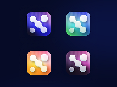 Nexa Ai v2 - App icon ai app icon appstore artificial intelligence clean gradient icon ios ui x