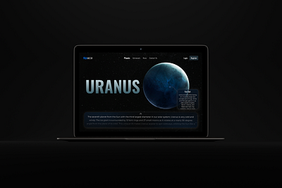 Planetary Science Website galaxy interstellar motion graphics nasa prototype space ui uiux user interface uxui