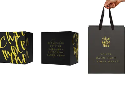 Chrome Leather Brand Design art direction branding graphic design package design retail typography